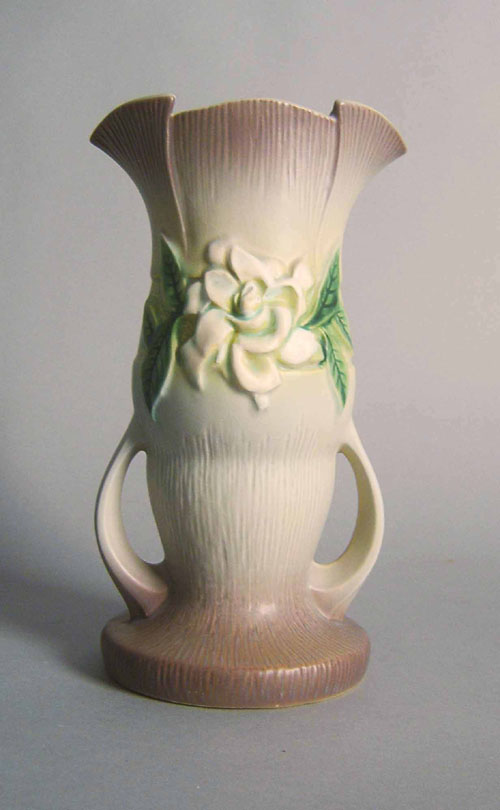 Appraisal: Roseville gardenia vase h