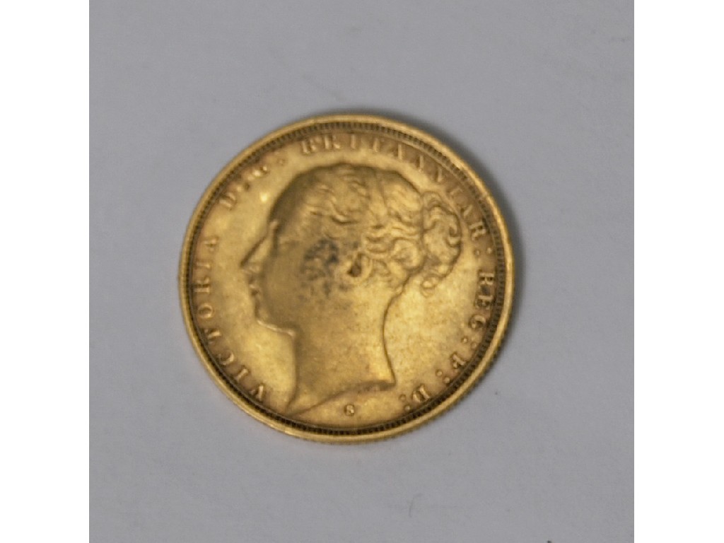 Appraisal: A Victoria young head sovereign Sydney mint