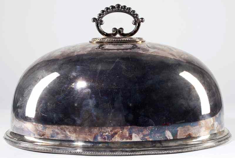 Appraisal: Mappin Bro Sheffield Silverplate Roast Coverlarge domed cover for roasted