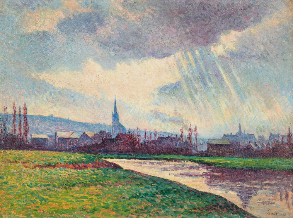 Appraisal: MAXIMILIEN LUCE FRENCH - MAXIMILIEN LUCE FRENCH - Paysage au