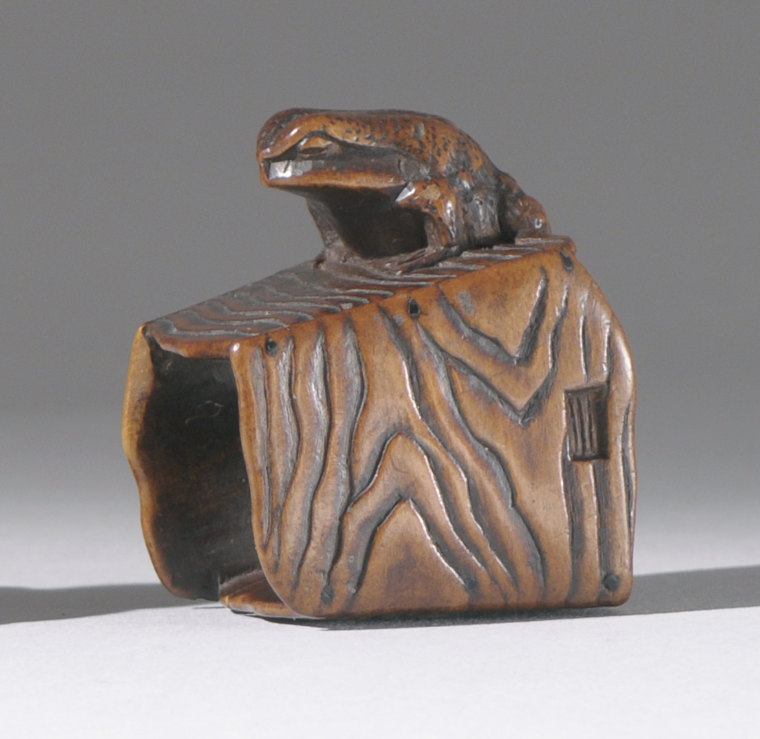 Appraisal: WOOD NETSUKE th CenturyBy Masanao In the form of a