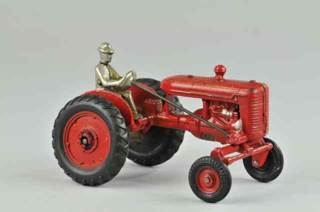 Appraisal: ARCADE FARMALL ''A'' CULTIVISION TRACTOR Cast iron painted in red