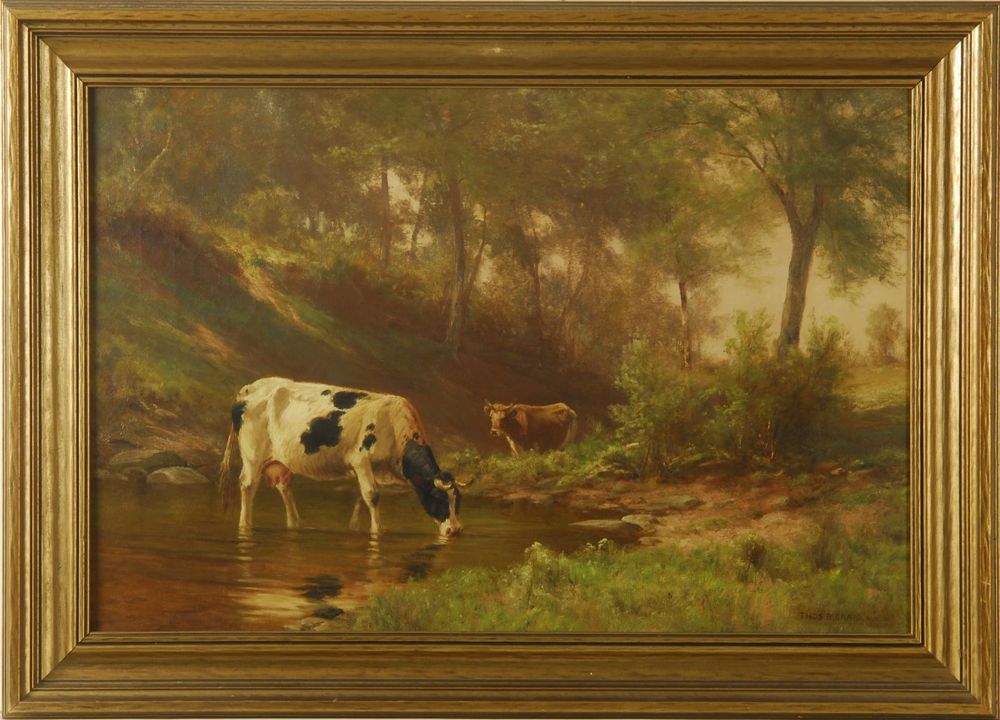 Appraisal: THOMAS BIGELOW CRAIGAmerican - The Brookside in June Signed lower