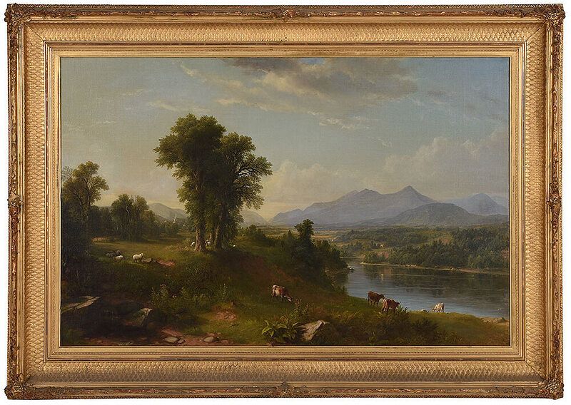 Appraisal: Asher Brown Durand American - Franconia Range from the South