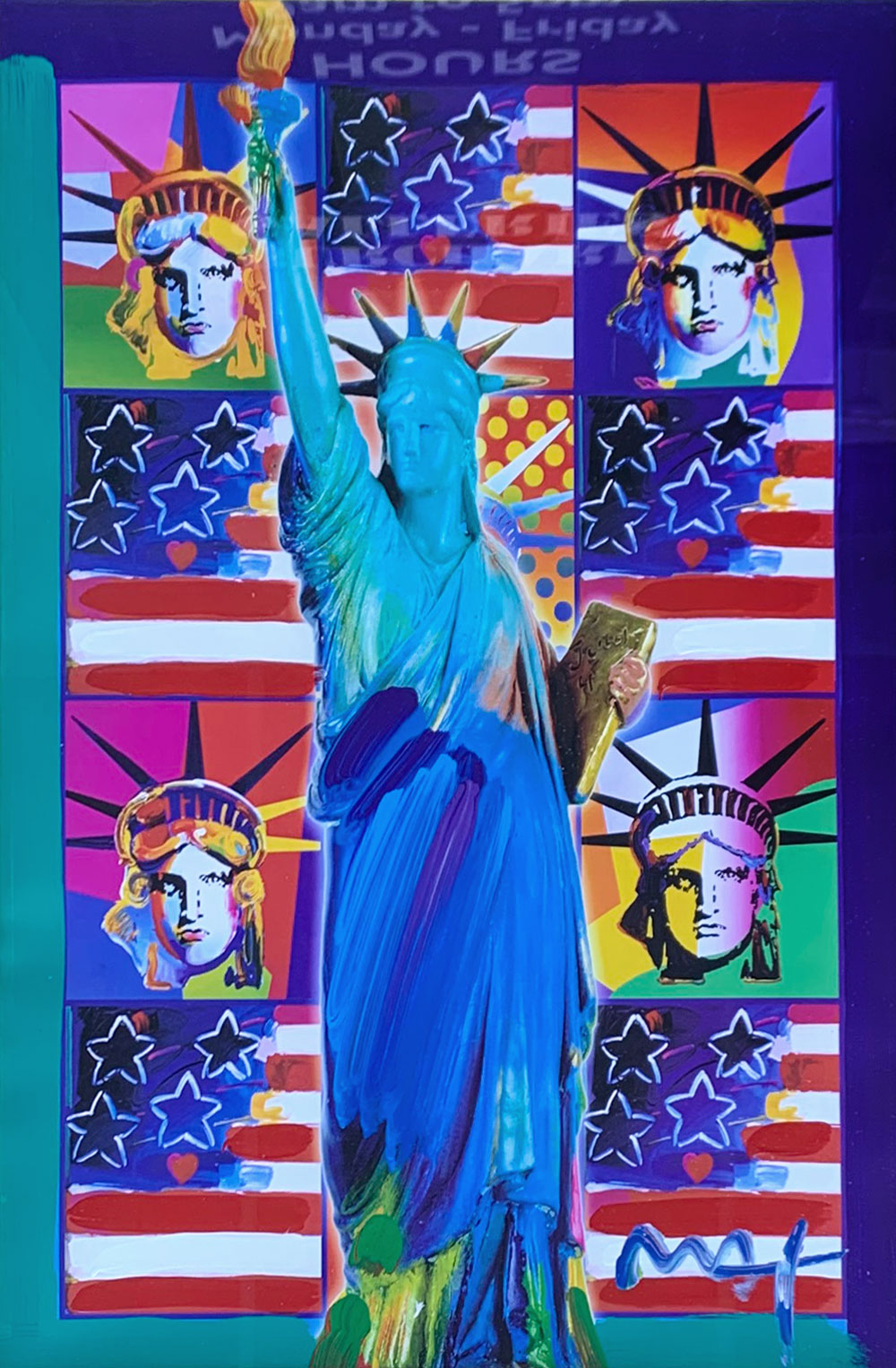 Appraisal: MAX Peter German - ''God Bless America III'' sight size