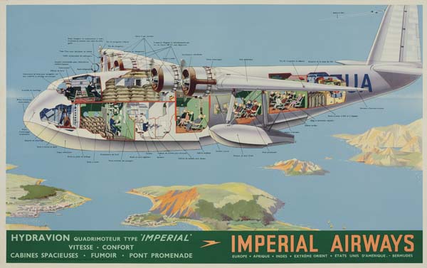 Appraisal: ANONYMOUS IMPERIAL AIRWAYS x inches Ben Johnson Co York Condition