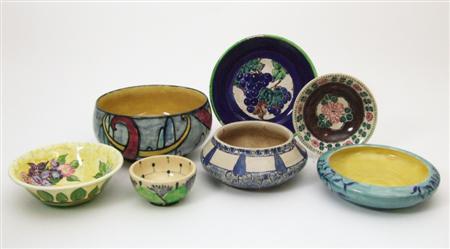 Appraisal: SCOTTISH POTTERY COLLECTION OF WARES EARLY TH CENTURY comprising AN