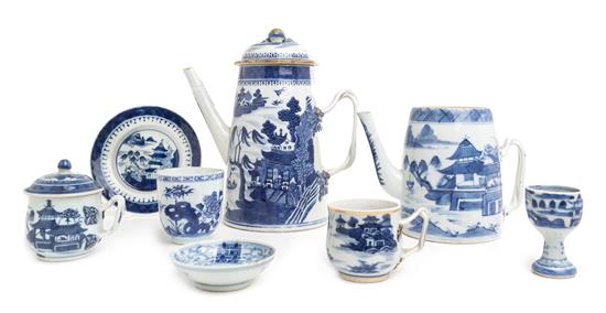 Appraisal: Sale Lot A Group of Chinese Export Porcelain Tea Articles