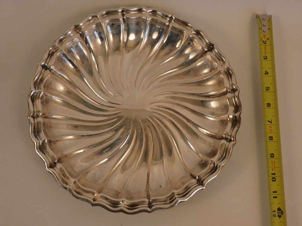 Appraisal: GORHAM STERLING INCH TRAY Gorham sterling silver round tray in