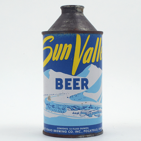 Appraisal: Sun Valley Beer Cone Top DNCMT PERCENT - Reference USBC