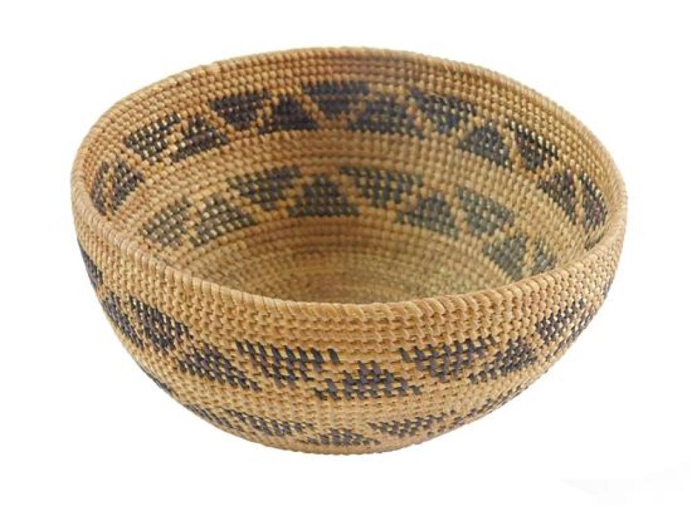 Appraisal: TRIBAL Native American woven bowl Yokuts Tribe California late th