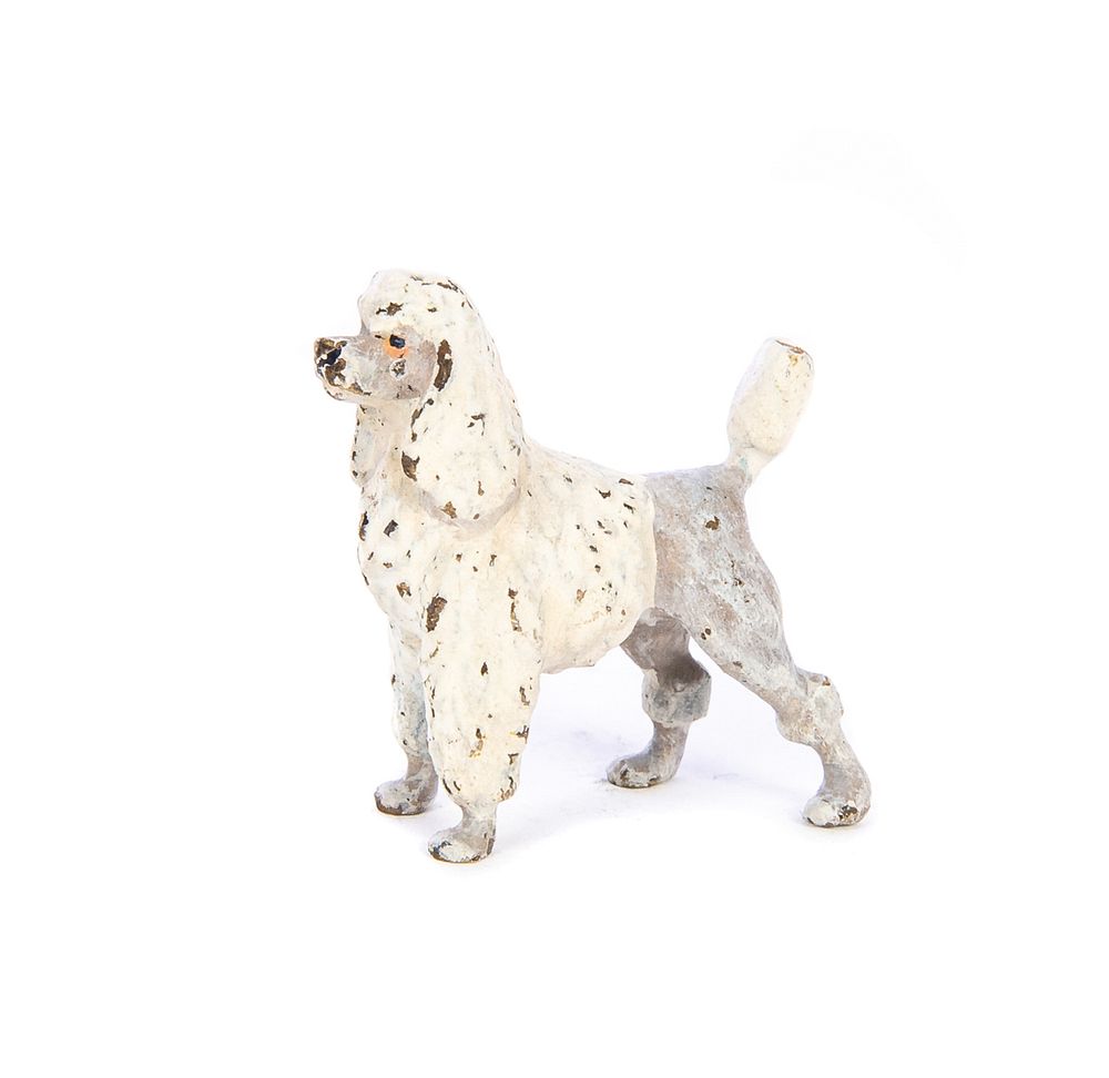 Appraisal: Miniature Vienna Bronze Cold Painted Poodle Vienna Bronze Cold Painted