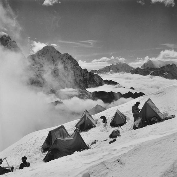 Appraisal: ALFRED GREGORY British - Expedition Tents Mount Everest c-type photograph