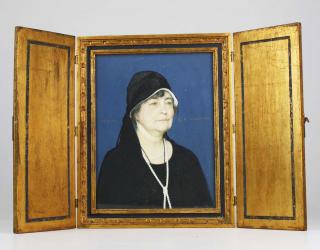 Appraisal: Frank Perley Fairbanks Am Portrait of Mary EB Gordon in