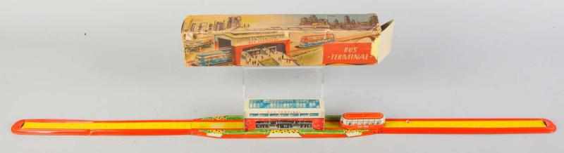 Appraisal: Coca-Cola Toy Bus Terminal Box Description Clean and bright with