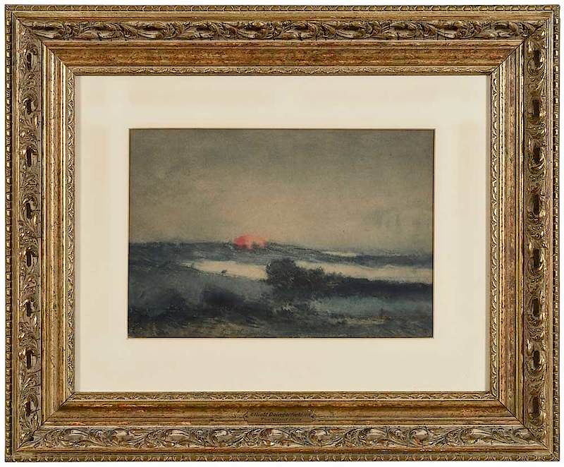 Appraisal: Elliott Daingerfield North Carolina - The Silent Hills signed Elliott