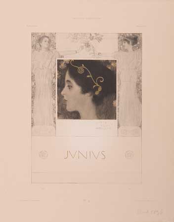 Appraisal: WITH PLATES BY KLIMT GERLACH MARTIN editor Allegorien Serie of