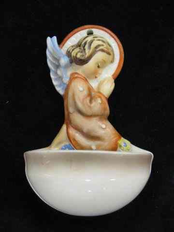 Appraisal: Hummel Figural Wall Font ''Angel at Prayer'' -B stylized bee