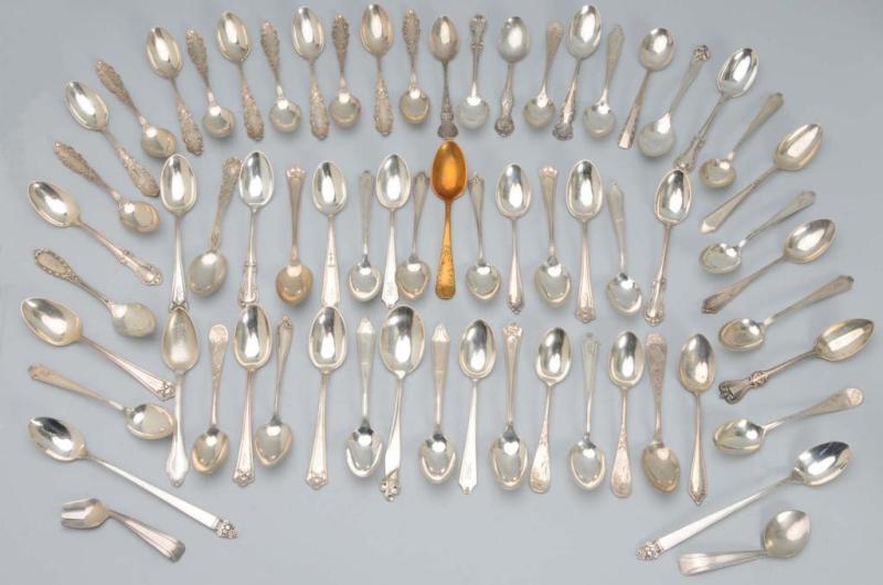 Appraisal: Large Group of American Silver Teaspoons Description Weighs troy ounces