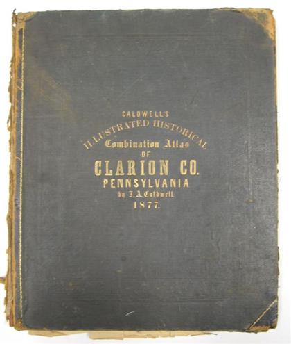 Appraisal: vol Pennsylvania County Atlas Caldwell Joseph A Caldwell's Illustrated Historical