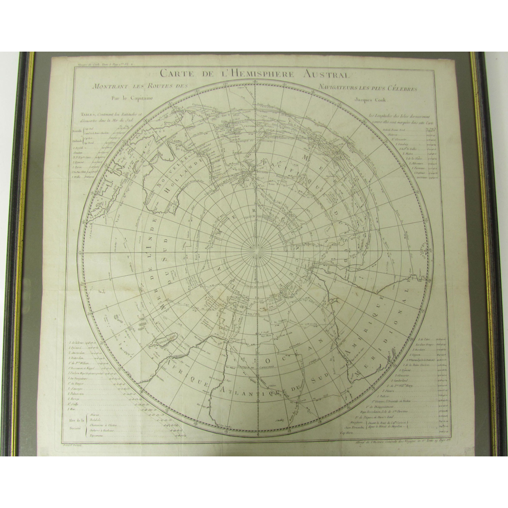 Appraisal: Bellin Jacques Nicolas and other maps Carte de l'Hemisphere Austral