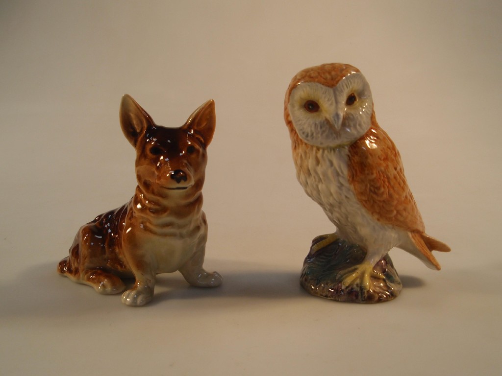 Appraisal: A Beswick pottery figure of an owl cm high a