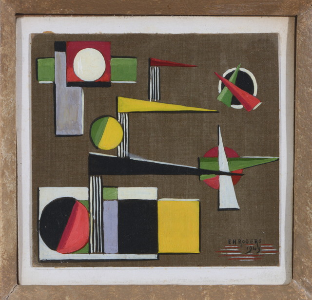 Appraisal: Edward H Rogers British - Abstract signed and dated lower