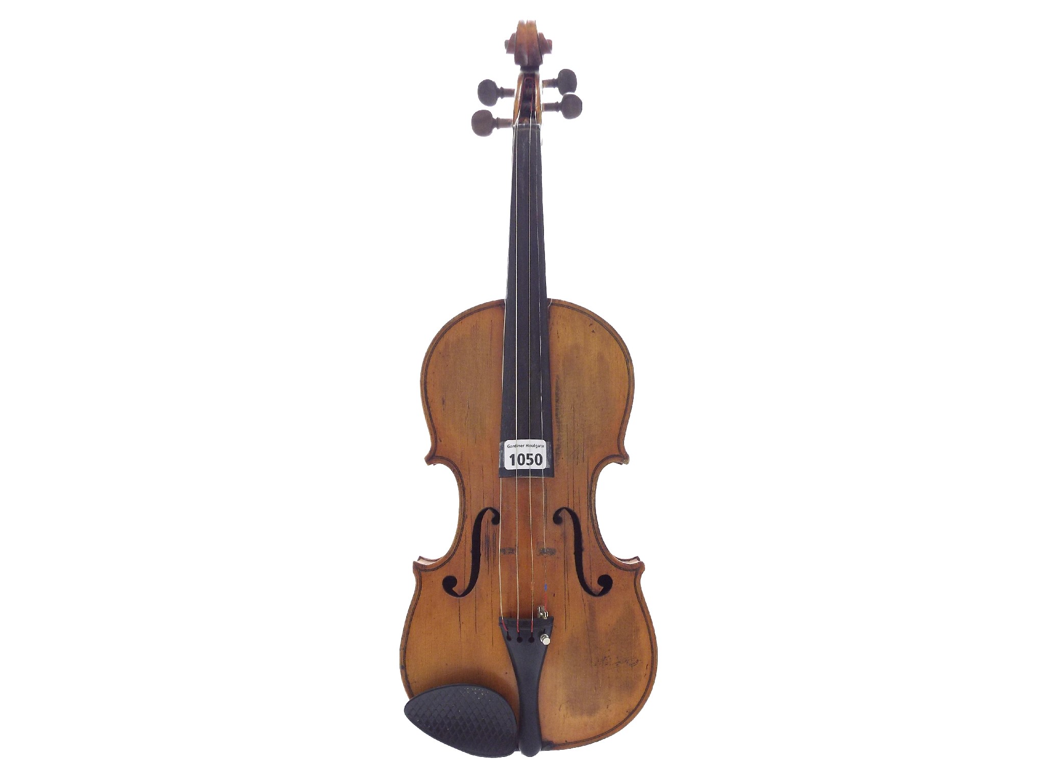 Appraisal: French violin by and labelled Breton Brevete also branded on