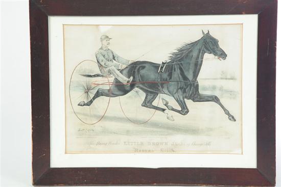 Appraisal: PRINT BY CURRIER IVES American nd half- th century handcolored