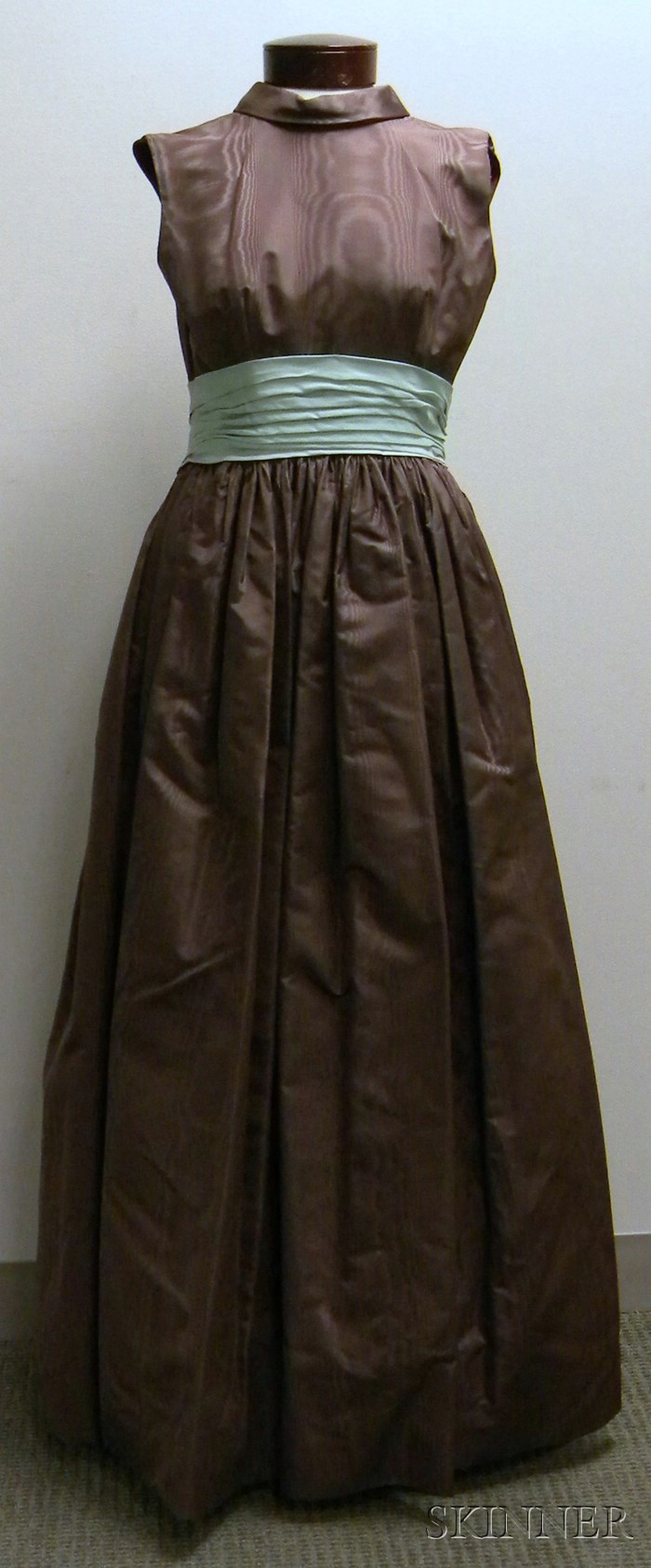 Appraisal: Vintage Kiki Hart for John Baldwin Chocolate Brown Taffeta Ball