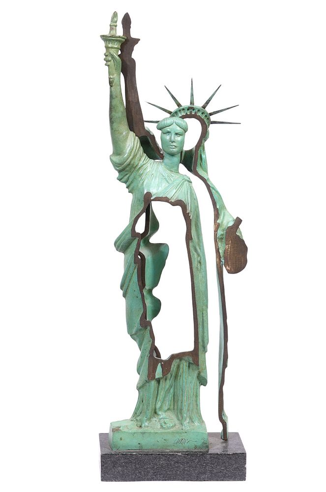 Appraisal: Statue of Liberty' Bronze Sculpture by Arman Armand Pierre Arman