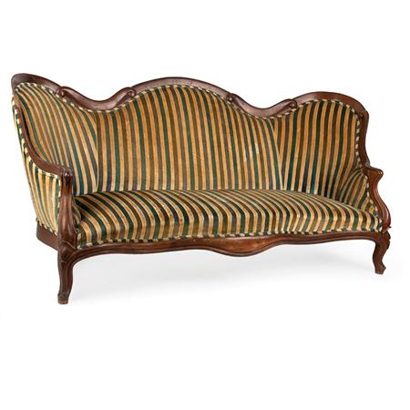 Appraisal: Rococo Revival Laminated Rosewood Settee Estimate -