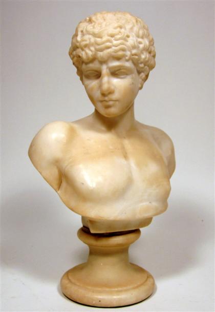 Appraisal: Italian Roman revival marble bust of a youth th century