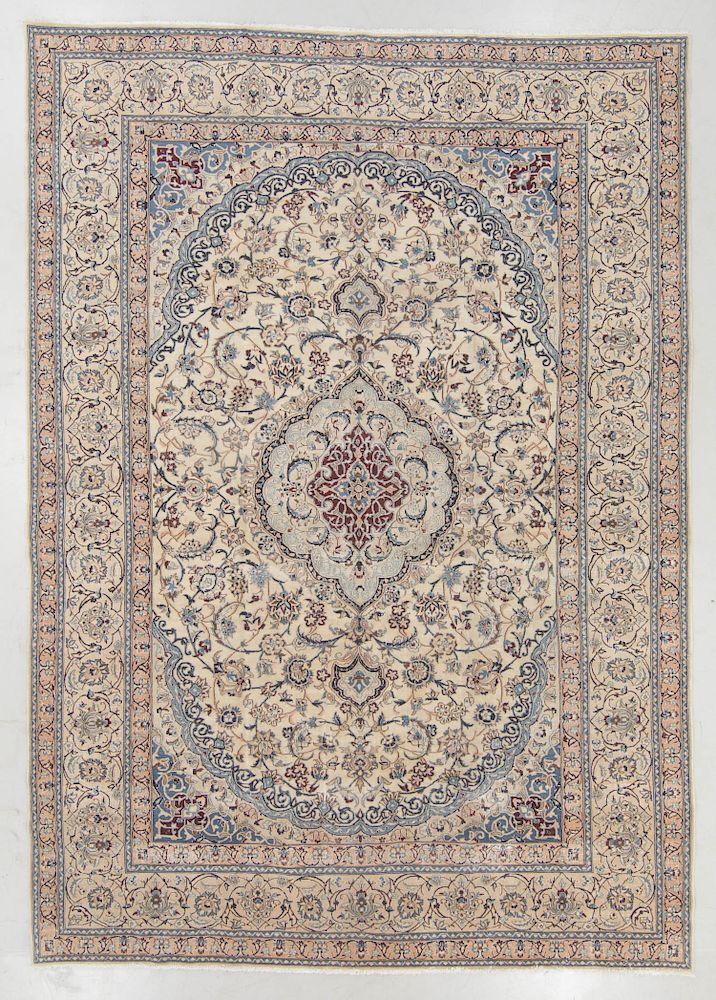 Appraisal: Vintage Kashan Rug Persia ' '' x ' '' Vintage