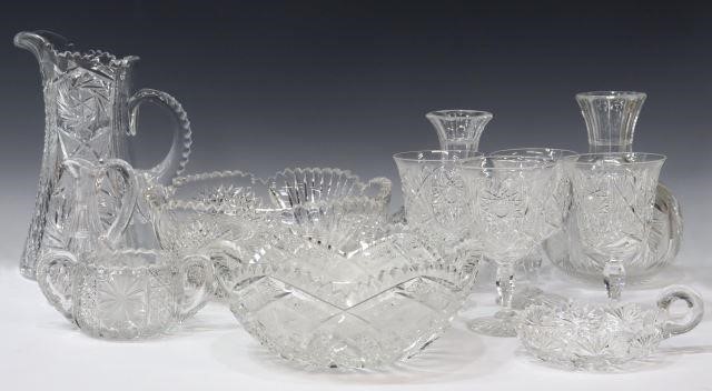 Appraisal: lot of American Brilliant Period and other cut glass tableware