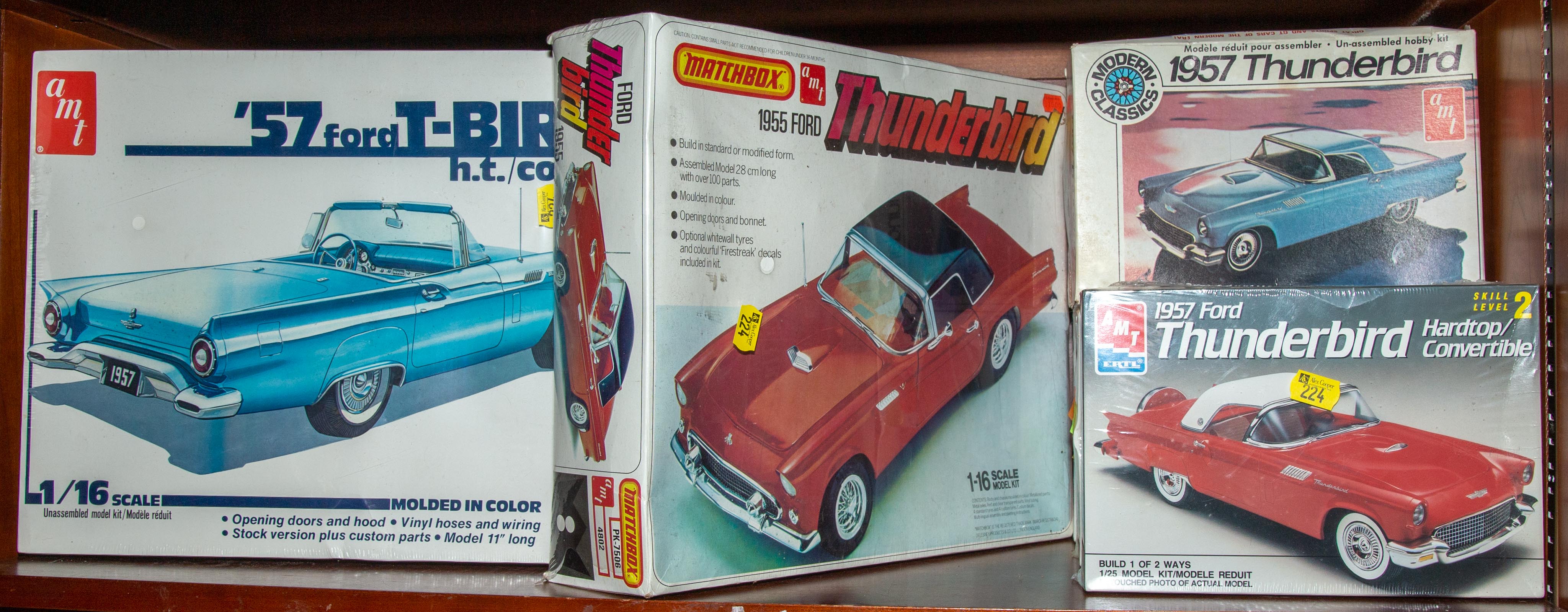 Appraisal: EIGHT ASSORTED S MUSCLE CAR MODEL KITS Makers include AMT