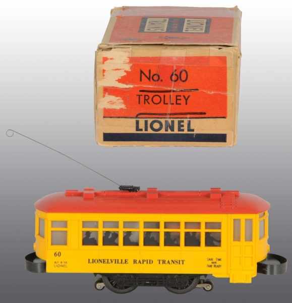 Appraisal: Lionel No Rapid Transit Trolley Car Description American Post-war Scarcer