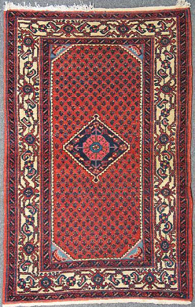 Appraisal: A Bibikibad rug size approximately ft in x ft in