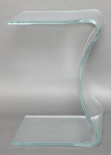 Appraisal: Laurel Clark Fyfe American - Glass Side Table Glass in