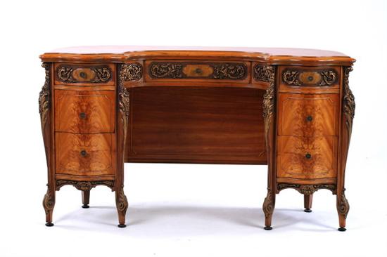 Appraisal: TWO CONTINENTAL LOUIS XV STYLE BEDROOM CABINETS th century Kidney