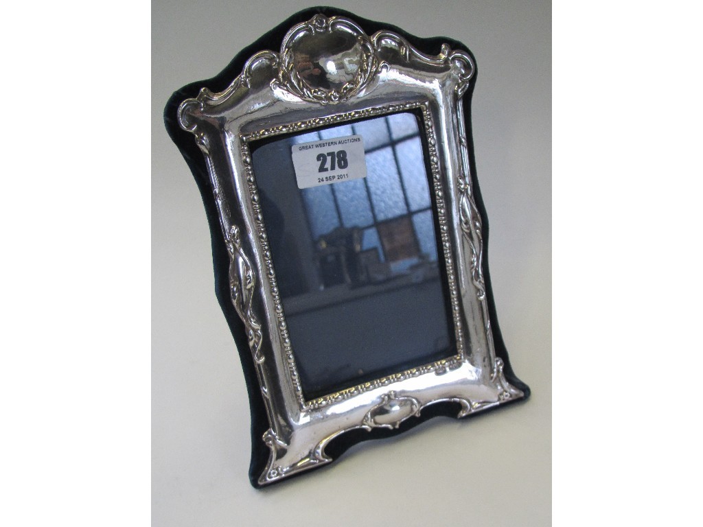 Appraisal: Silver mounted photo frame London