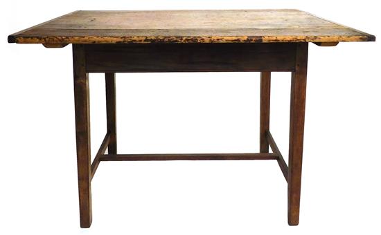 Appraisal: Late th C Chippendale tavern table New Hampshire c birch