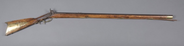 Appraisal: th c Virginia Long Rifle Cherry stock Possibly made by