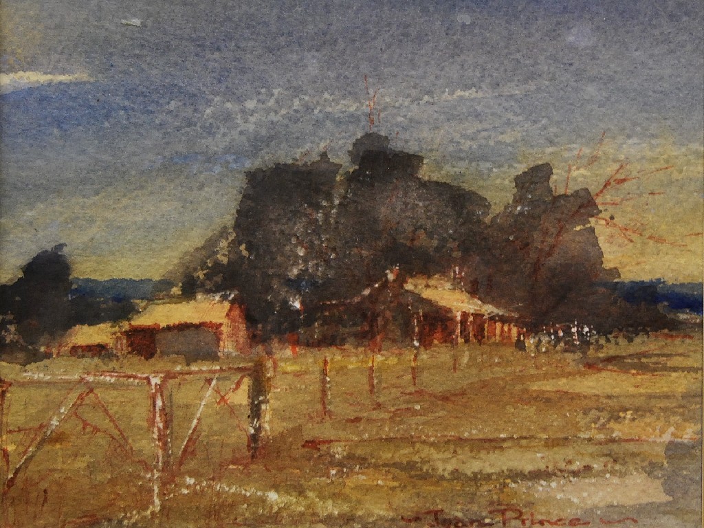 Appraisal: Joan Prince ARAS Australian - 'Sunset at Budgee Budgee' watercolour