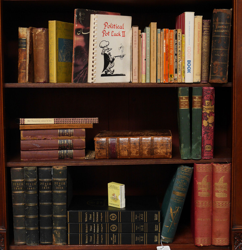 Appraisal: COLLECTION OF ANTIQUARIAN VINTAGE BOOKS An assembled collection of various