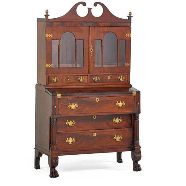 Appraisal: EMPIRE SECRETARY DESK Condition Report