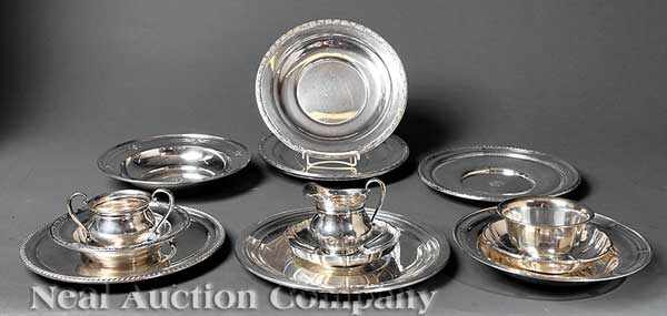 Appraisal: A Large Group of American Sterling Silver Hollow Ware various