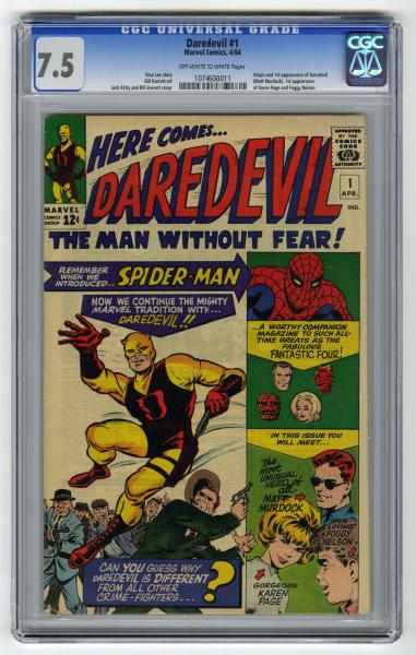 Appraisal: Daredevil CGC Marvel Comics Stan Lee story with Bill Everett