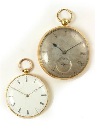 Appraisal: An ct gold lever watch three-quarter plate movement signed Desbois