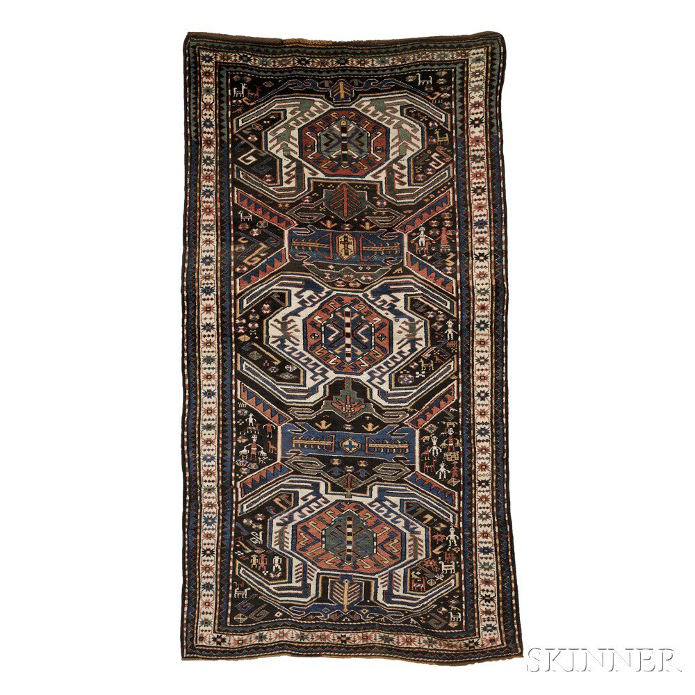 Appraisal: Karabagh Rug South Caucasus late th century the dark brown